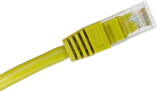 A-LAN U/UTP Cat.5e (Gigabit) Καλώδιο Δικτύου Ethernet 0.25m Κίτρινο