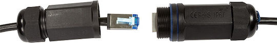 LogiLink S/FTP Cat.6a (Gigabit) Ethernet Network Cable Outdoor 10m Black