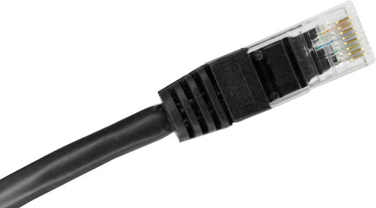 A-LAN U/UTP Cat.5e (Gigabit) Мрежов Кабел Ethernet 0.25м Черен