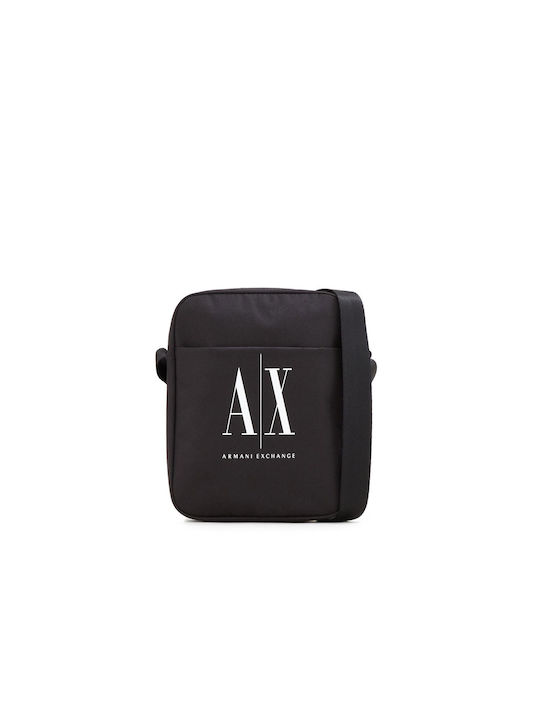 Armani Exchange Ανδρική Τσάντα Ώμου / Χιαστί σε Μαύρο χρώμα