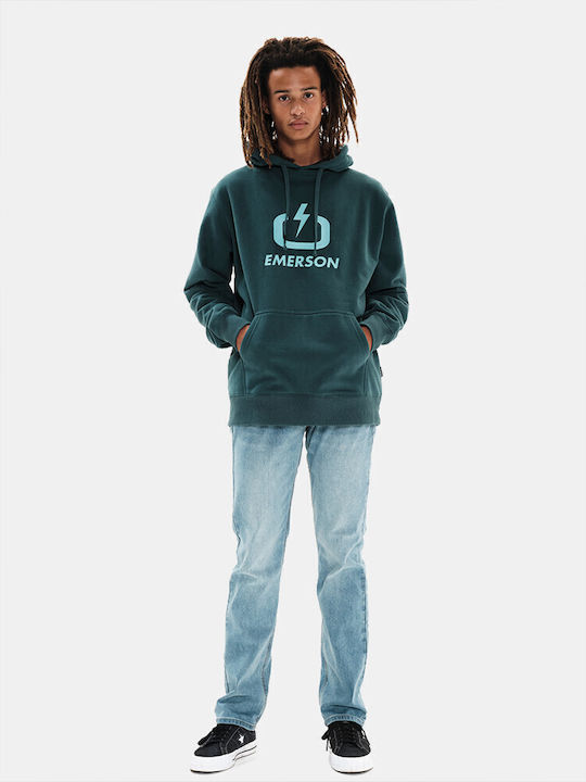 Φούτερ με Κουκούλα Navy 222.EM20.01-GREEN