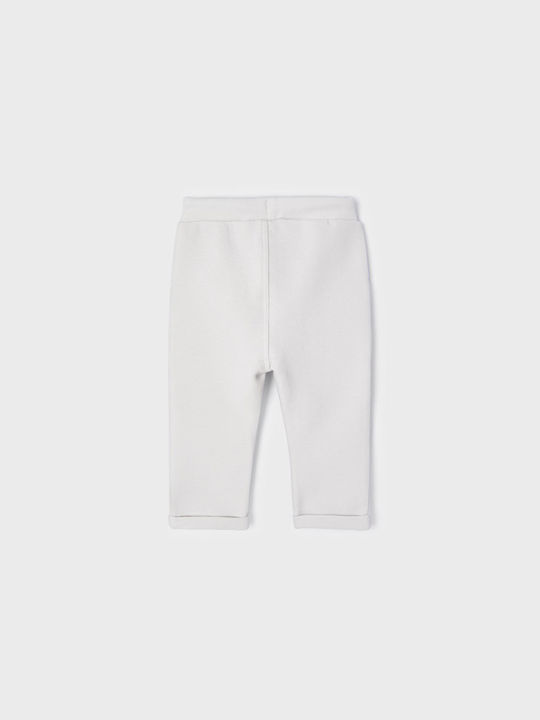 Mayoral Boys Fabric Trouser White