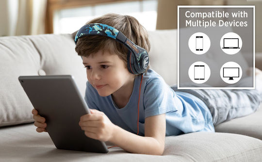 eKids JW-140 Ενσύρματα On Ear Ακουστικά Πολύχρωμα