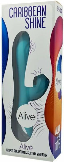 Adrien Lastic Alive Caribbean Shine Vibrator Rabbit 21cm Blue