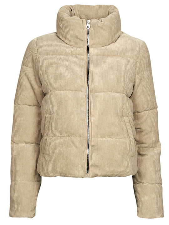 Women's Short Puffer Jacket for Winter Crockery