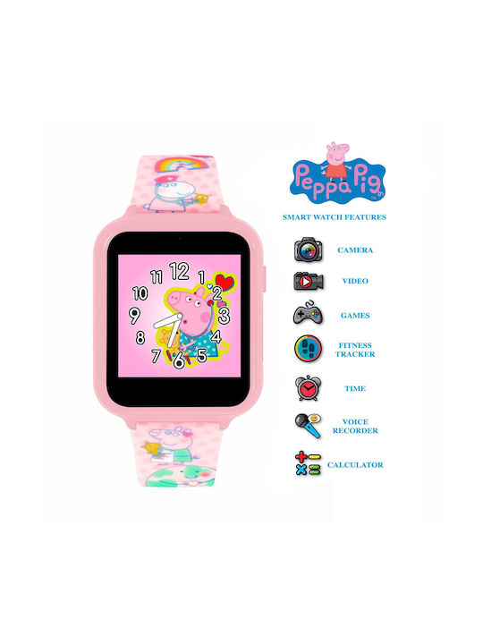 Disney Peppa Pig Kinder Digitaluhr mit Kautschuk/Plastik Armband Rosa