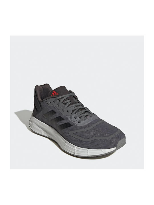 Duramo 10 Sport Shoes Running Grey Five / Core Black / Vivid Red
