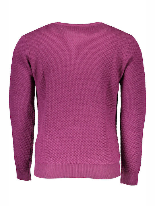 Harmont & Blaine Men's Long Sleeve Sweater Purple