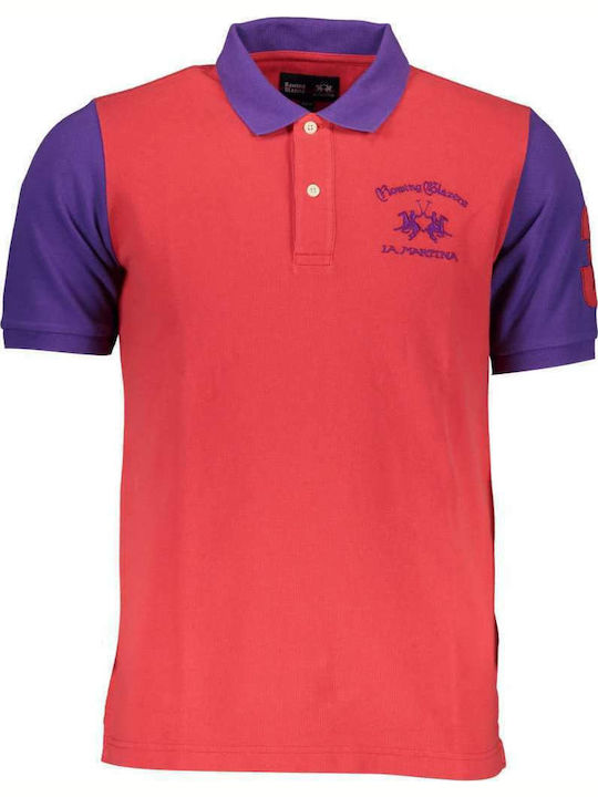 Polo Short Sleeve Blouse Red