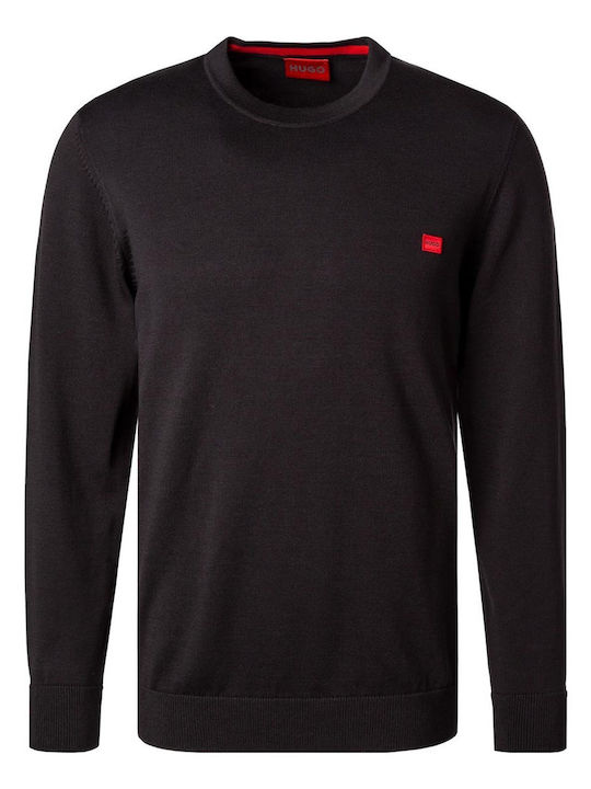 Hugo Boss Herren Langarm-Pullover Schwarz