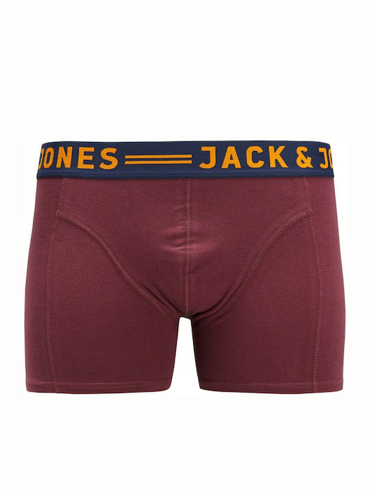 Herren Boxershorts Dark Bordeaux 3Packung