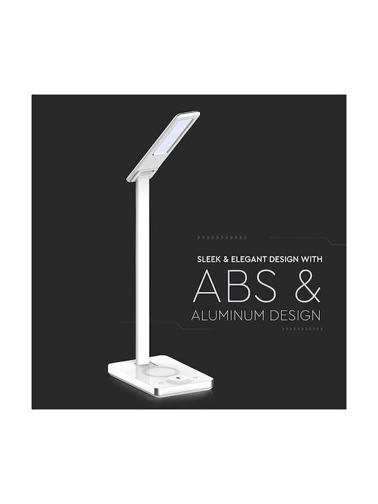 V-TAC LED Schreibtischlampe faltbar in Weiß Farbe