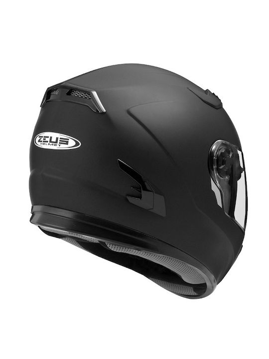 Zeus ZS-813Α Matt Black Κράνος Μηχανής Full Face με Sunvisor