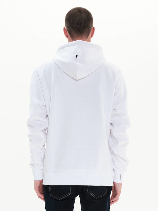 Emerson Men's Sweatshirt with Hood White