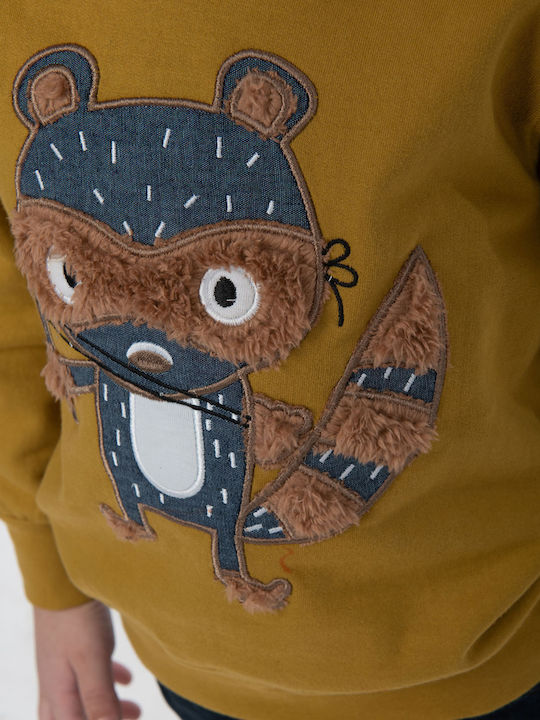 Kids Sweatshirt with Hood Yellow