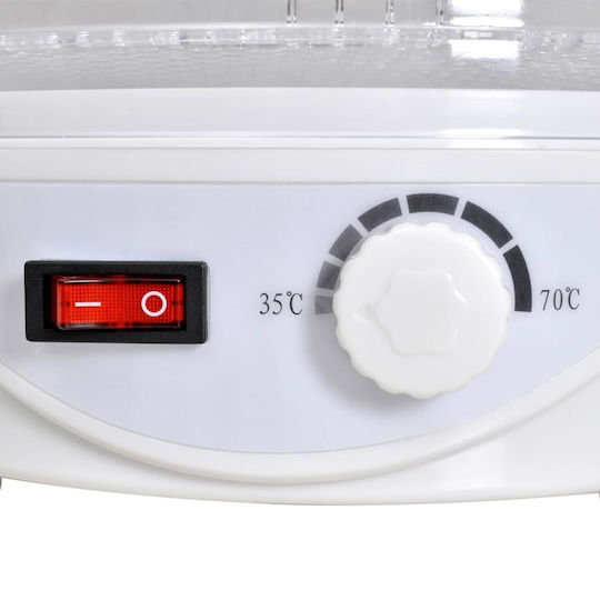 vidaXL vidaXL Lebensmittel-Dörrgerät mit 6 Regalen und Einstellbarer Temperatur 35-70°C