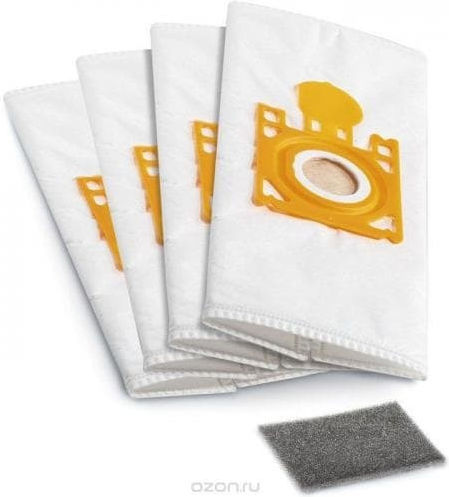 Thomas 787252 Vacuum Cleaner Bags 4pcs Compatible with Thomas Vacuum Cleaner