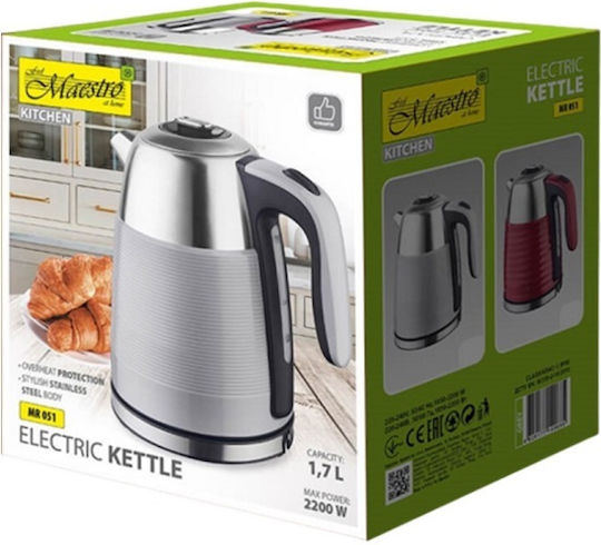 Maestro Kettle 1.7lt 2200W Gray
