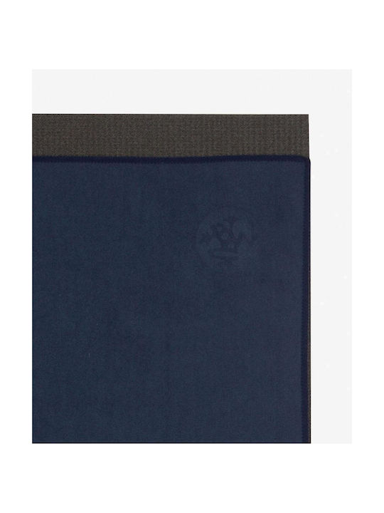 Manduka Equa Yoga Gym Towel with Microfiber Blue 61x47cm Midnight