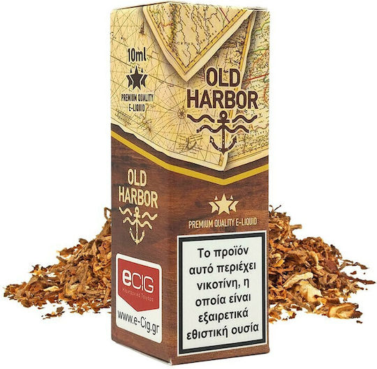 ECig Готова Течност за Пълнене Old Harbor с Тютюнен Вкус 3мг 10мл