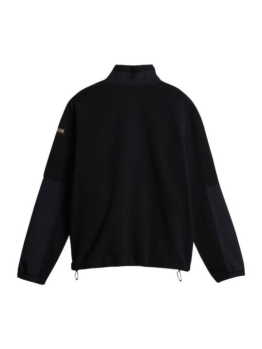 Men's Fleece Cardigan Black