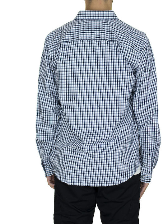 Tom Tailor Men's Shirt Long Sleeve Checked Gray