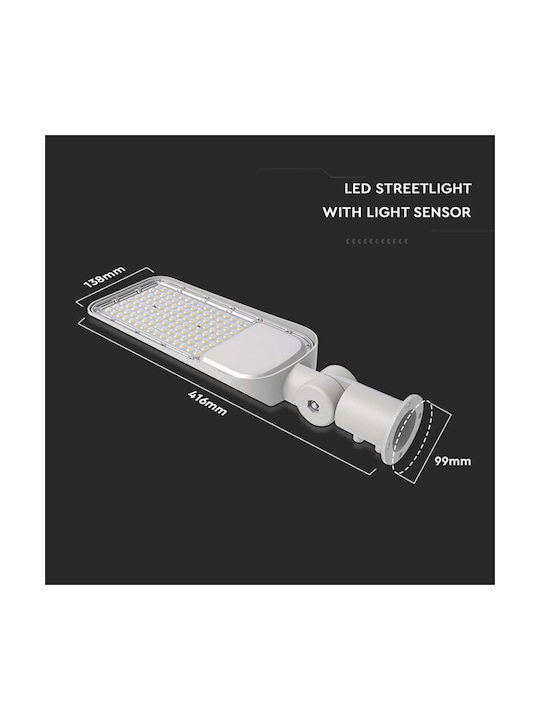 V-TAC Outdoor Floor Light LED Road 30W with Cold White Light IP65 Gray