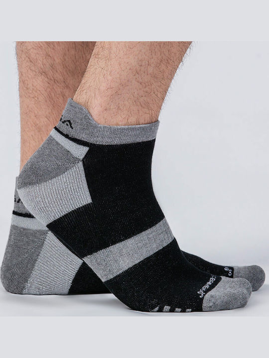 GSA Performance 8119113-WHITE-GRAY-BLAC Athletic Socks Multicolour 6 Pairs