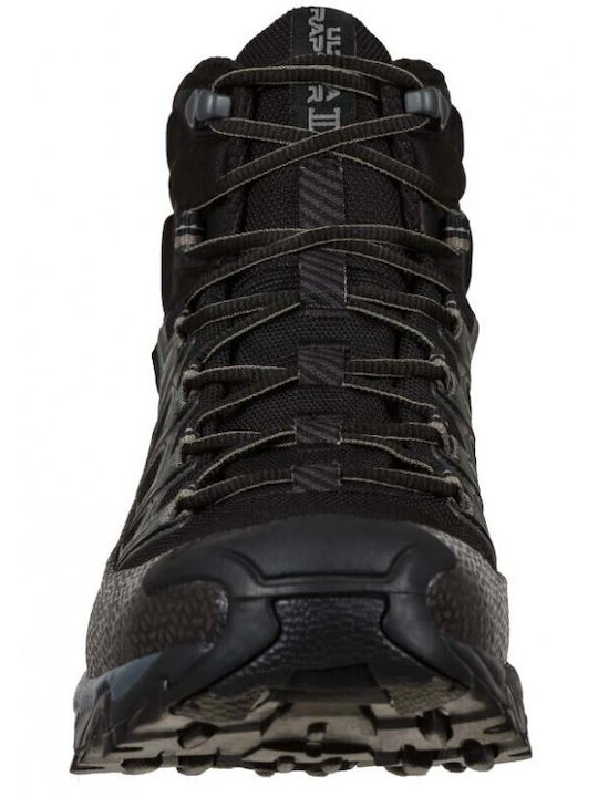 La Sportiva Ultra Raptor II Mid GTX Wide Men's Hiking Boots Waterproof with Gore-Tex Membrane Black