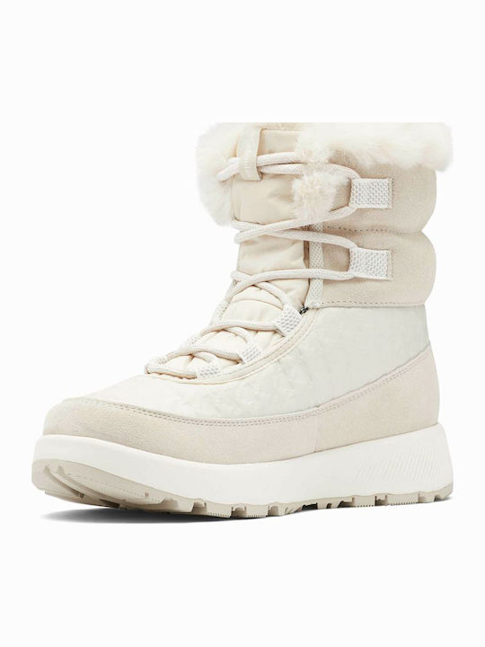 Columbia Slopeside Peak Luxe Women's Hiking Boots Dark Stone Sea Salt