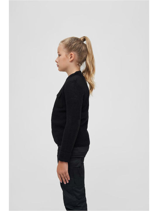 Brandit Kids Sweater Long Sleeve Black