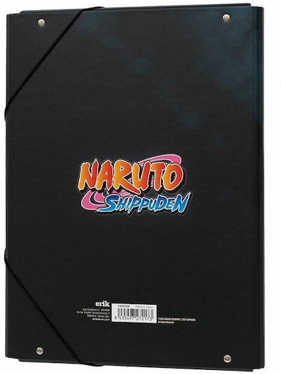 Grupo Erik Folder with Rubber Band and Ears for Paper A4 Multicolour Naruto