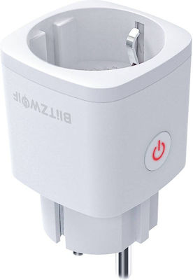 BlitzWolf Smart Einzelne Steckdose mit Schalter ohne Kabel Weiß