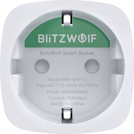 BlitzWolf Smart Einzelne Steckdose mit Schalter