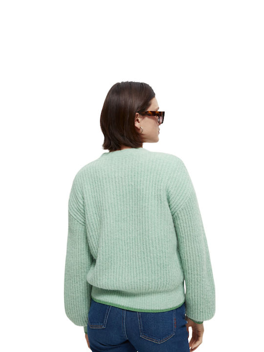 Scotch & Soda Γυναικεία Πλεκτή Ζακέτα Mint