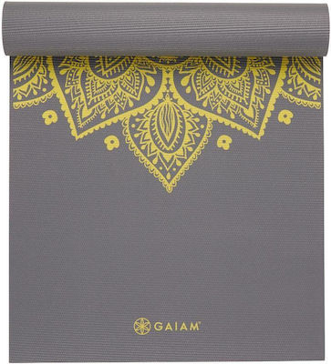 Gaiam Citron Sundial Yoga/Pilates Mat Gray (173x61x0.6cm)