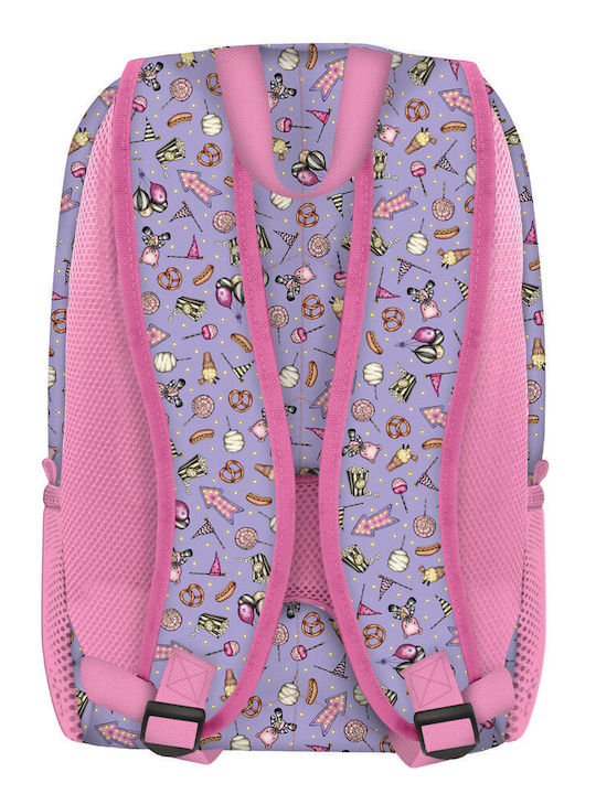 Santoro Gorjuss First Prize School Bag Backpack Elementary, Elementary in Lilac color 22lt