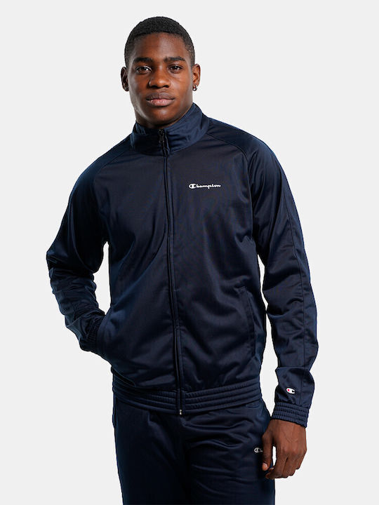 Tracksuit Tracksuit Glossy with Elastic Navy Blue