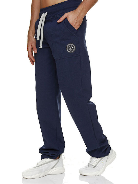 Sweatpants without Elastic Navy Blue