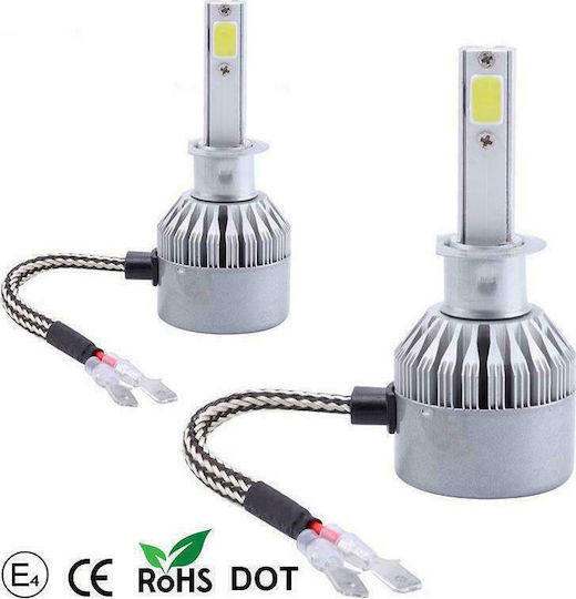 Lampen Auto C6 H1 LED 6000K Kaltes Weiß 36W 2Stück