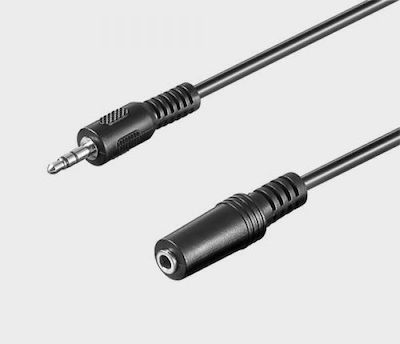 Goobay 3.5mm male - 3.5mm female Cable Black 10m (50935)