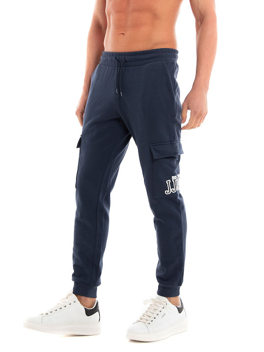 Jack & Jones Men's Sweatpants with Rubber Navy Blue