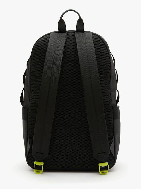 Lacoste Backpack Αδιάβροχο Μαύρο