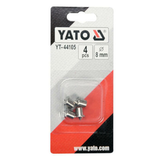 Yato Pin punct central Dop pentru Găuri 8mm YT-44105 4buc
