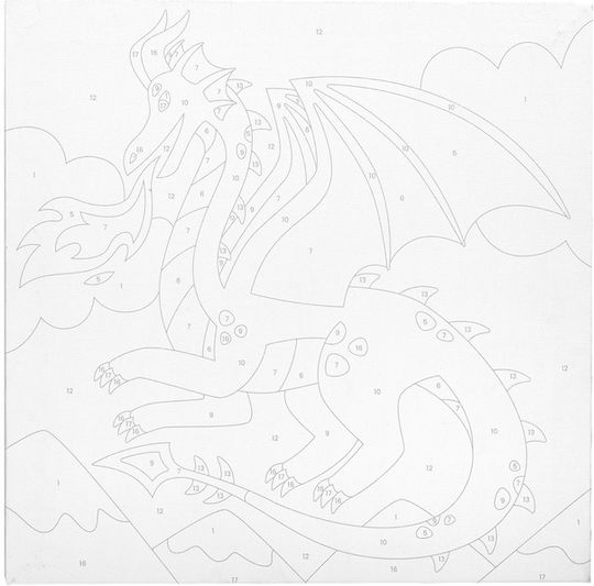 Ooly Painting Fantastic Dragon for Children Aged 8+