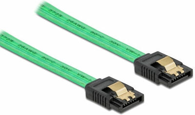 Powertech 7-Pin SATA III to 7-Pin SATA III Cable 0.7m Green (CAB-W036)