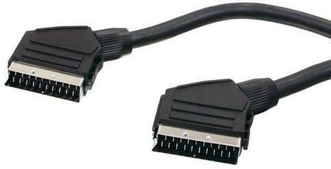 Vivanco Cable Scart male - Scart male 1.2m Black