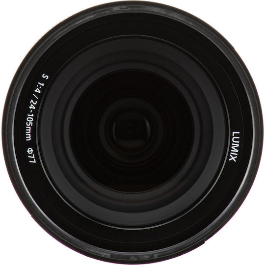Panasonic Full Frame Φωτογραφικός Φακός Lumix S 24-105mm f/4 Standard Zoom / Macro για Leica L Mount Μαύρος