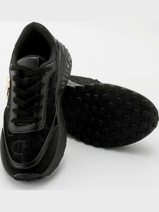 LY481 Damen Sneakers Schwarz