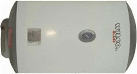 Wilco Titanium Glass Θερμοσίφωνας 40lt Glass Οριζόντιος 4kW